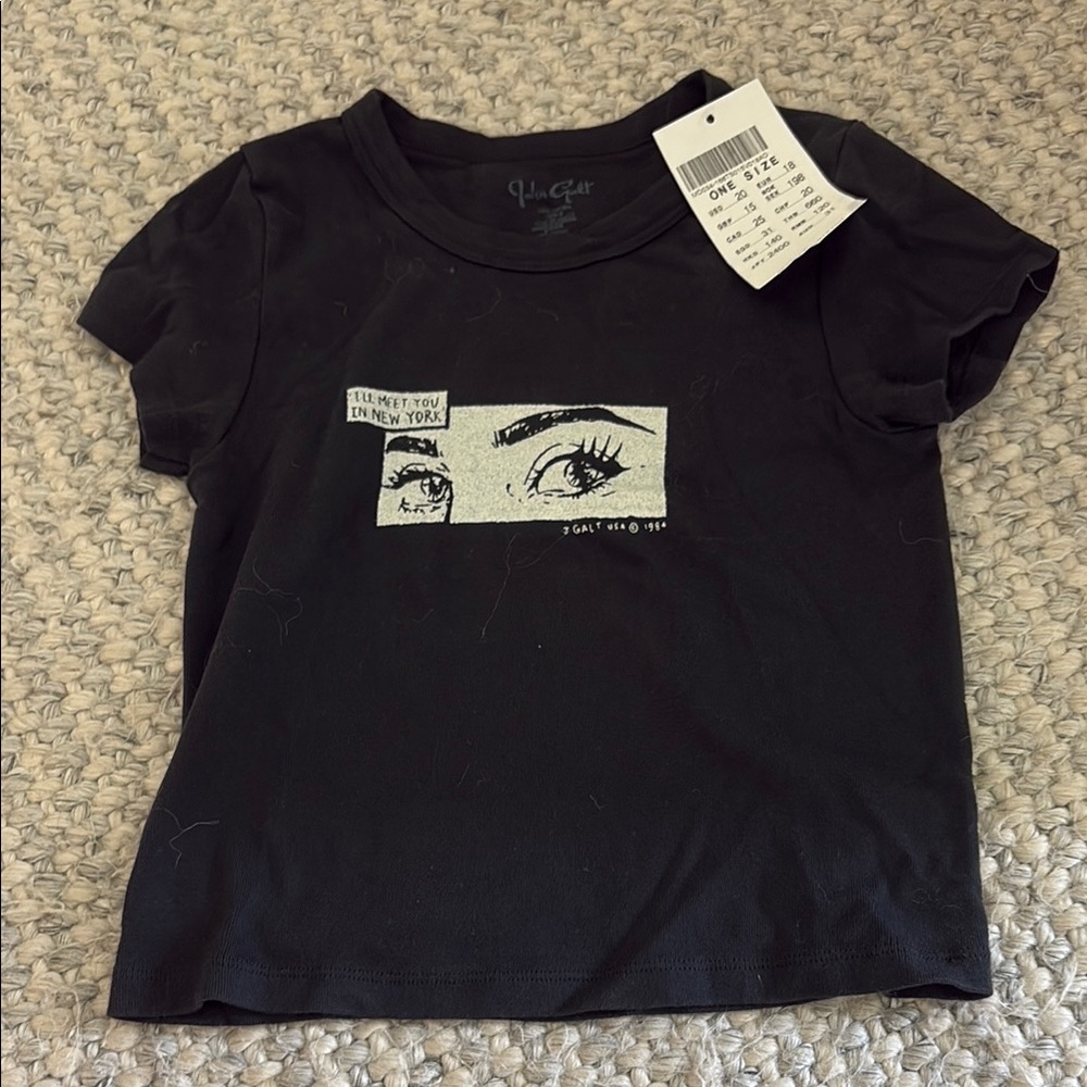 Black Graphic brandy Melville tee